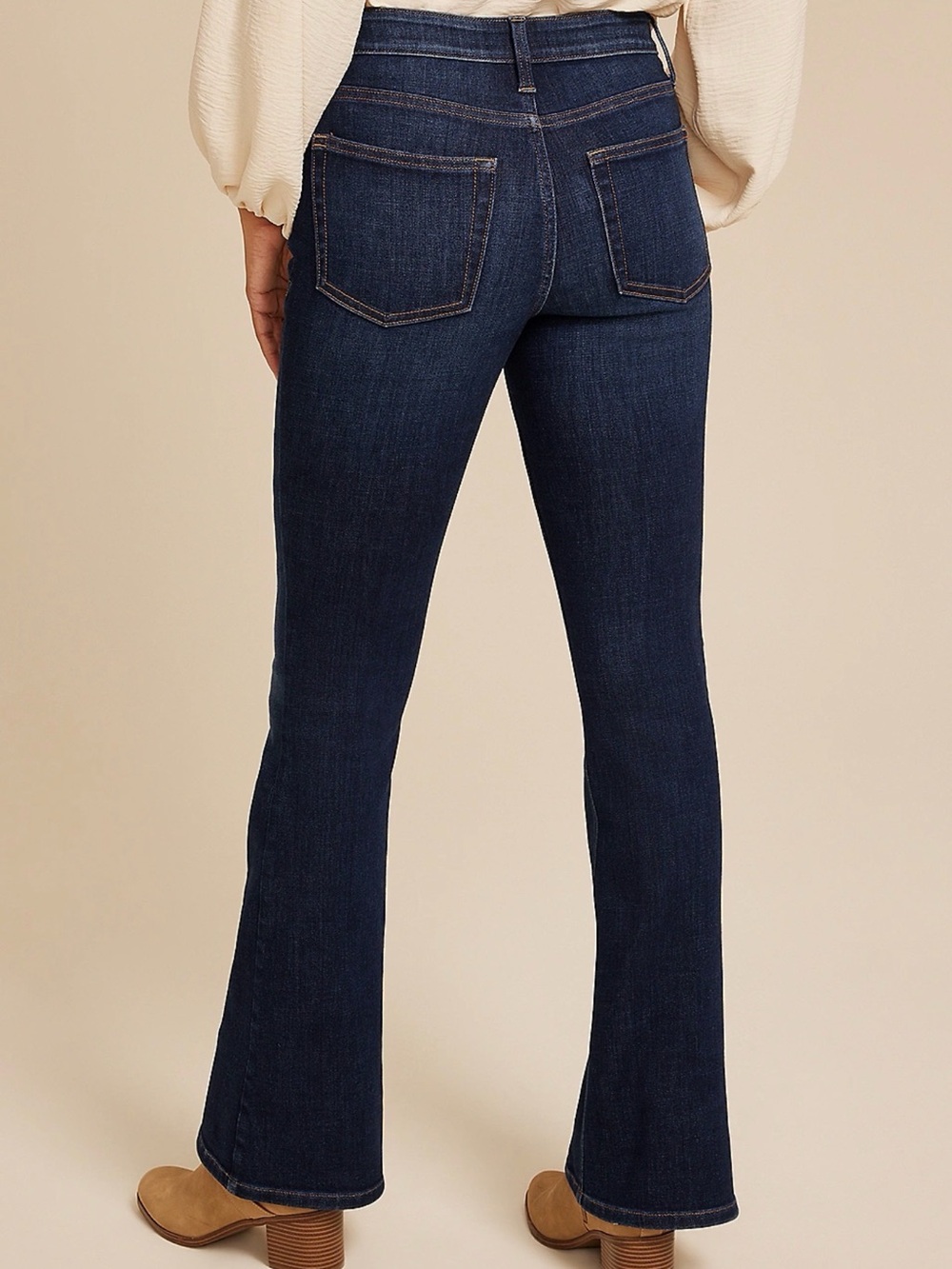 Maurice’s Edgely - Size 10 - High Rise Flare Jeans - Dark Blue Wash